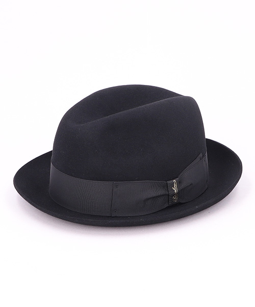 ALESSANDRIA SHORT BRIM 390131 BLACK x BLACK 58